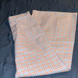 Rare Vintage Wrangler Pastel Plaid Bell Bottoms in Peach, Mint & Lavender